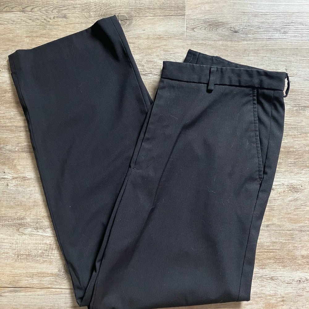 Axcess Mens Size 32x30 Black  Solid Dress Pants